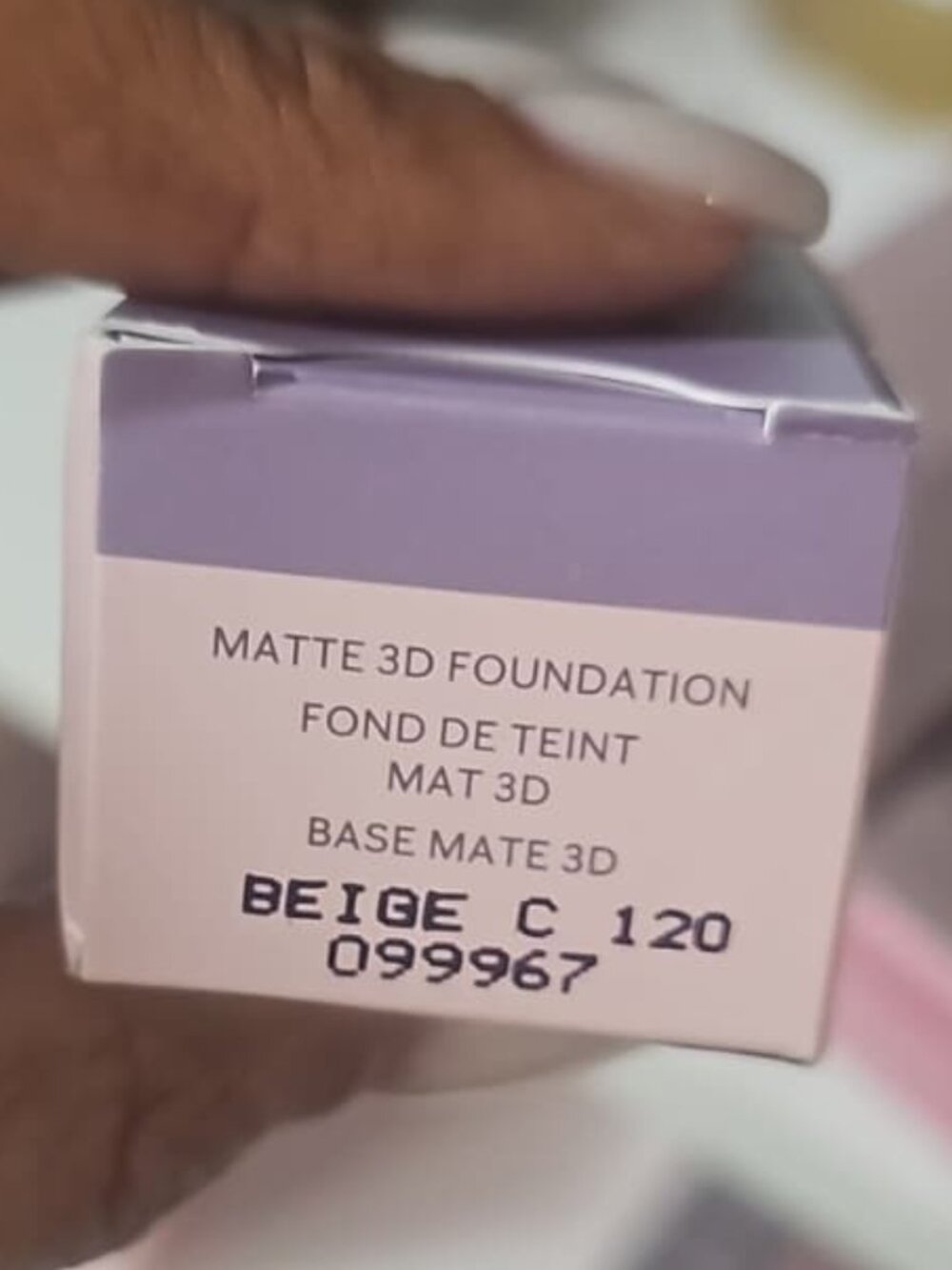 NIB MK TimeWise Matte 3D Foundation Beige C 120 Full Size